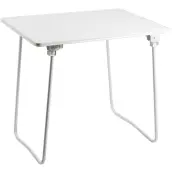 MESA PATAS ACERO TABLERO FIBRA 80x60cm 117B ALCO