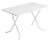 MESA PLEGABLE BLANCA 110x70cm R23B ALCO