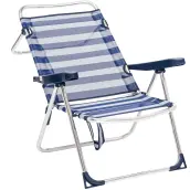 SILLA PLAYA RECLINABLE ALUMINIO FIBRELINE 671-ALF ALCO