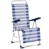 SILLA PLAYA RECLINABLE ALUMINIO FIBRELINE 480-ALF ALCO