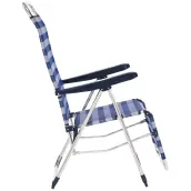 SILLA PLAYA RECLINABLE ALUMINIO FIBRELINE 480-ALF ALCO