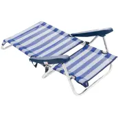 SILLA PLAYA RECLINABLE ALUMINIO FIBRELINE 604-ALF ALCO