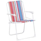 SILLA PLAYA FIJO ACOLCHADO ACERO ESMALTADO 620-B 2101 ALCO