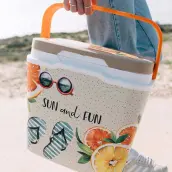 NEVERA DECORADA HELLO SUMMER 29lt 34000 CAMPOS