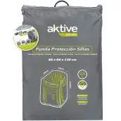 FUNDA SILLAS APILADAS POLIESTER 120x66cm 61504 AKTIVE