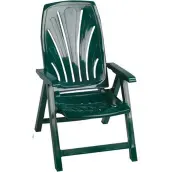 SILLON RESINA 5 POSICIONES VERDE 8092V PLASMIR