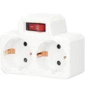 CLAVIJA DOBLE CON INTERRUPTOR 16A 103000001 GSC