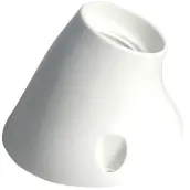 PORTALAMPARA PARED CURVO BLANCO E27 002200288 GSC