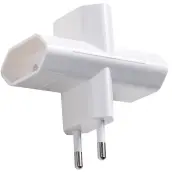 CLAVIJA TRIPLE 10/16A ENCHUFES PLANOS PATA 4,0 103000015 GSC