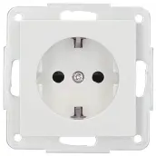 BASE EMPOTRAR SCHUKO BLANCA 0201013 GSC