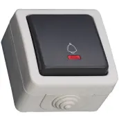 PULSADOR ESTANCO GRIS IP54 001200868 GSC