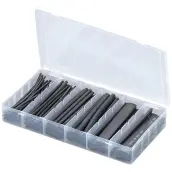 KIT 100 TUBOS TERMORETRACTILES NEGRO YT-068661 YATO