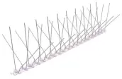 TIRA 30 PUAS INOXIDABLES ANTI PALOMA 500x115mm BASE POLICARBONTO