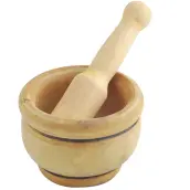 MORTERO MADERA 12cm CON MANO 738309 METALTEX