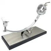 JAMONERO ABATIBLE Y GIRATORIO DM/ACERO INOX Mod. CORDOBA BUARFE