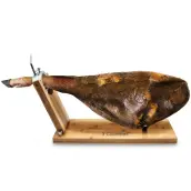 JAMONERO PLEGABLE Y GIRATORIO MADERA 01736 3 CLAVELES