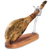 JAMONERO PLEGABLE Y GIRATORIO MADERA 01733 3 CLAVELES