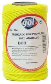 BOBINA 50mt CUERDA ALBAÑIL AMARILLA 784211