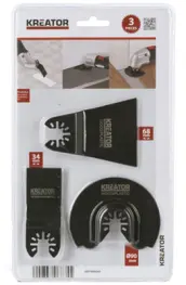 SET 3 ACCESORIOS MULTIHERRAMIENTA OSCILANTE 990040 KREATOR