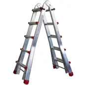 ESCALERA MULTIUSO ALUMINIO 3x4 PROFESIONAL LITAN