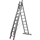 ESCALERA COMBI ALUMINIO 3x7P 6mt (2+2+2mt) LITAN