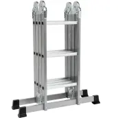 ESCALERA ALUMINIO/ACERO MULTIPOSICIONES 4x3 17704 VOREL