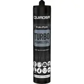 CARTUCHO ADHESIVO SELLADOR POLIMERO FIJA+PLUS TURBO 3seg BLANCO 290ml QUIADSA