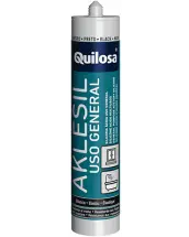CARTUCHO SILICONA NEGRA ACIDA 280ml AKLESIL QUILOSA
