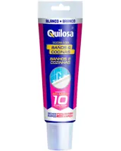 TUBO 100ml SILICONA BAÑO COCINA ANTIMOHO BLANCA QUILOSA