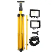 DOBLE PROYECTOR LED 2x30w 6500K CON TRIPODE 202605005 GSC