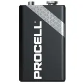 CAJA 10 PILAS 9V 6LR61 ALKALINA INDUSTRIAL DURACELL PROCELL