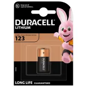 PILA CR123 3V MANDOS ALKALINA DURACELL PLUS
