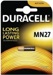 PILA 27A MN27 12V MANDOS ALKALINA DURACELL PLUS