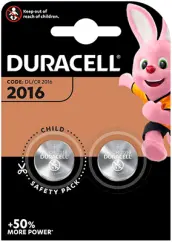 BLISTER 5 PILA BOTON LITIO DL/CR 2016 DURACELL