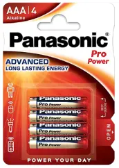 BLISTER 4 PILAS LR03B PRO-POWER XTREME ALKALINA PANASONIC