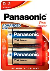 BLISTER 2 PILAS LR20 PRO-POWER XTREME ALKALINA PANASONIC