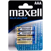 BLISTER 4 PILAS LR03 AAA ALKALINA MAXELL