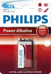 PILA 6LR61 9V POWER ALKALINE PHILIPS