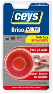 BRICOCINTA PEGAR DOBLE CARA TRANSPARENTE 1,5mt 507529 CEYS
