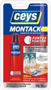 MONTACK PUNTOS FIJACION REMOVIBLES 20gr 507403 CEYS