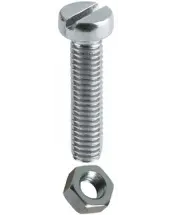 BLISTER 16 TORNILLO CON TUERCA 3x10mm DIN 84