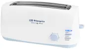 TOSTADOR PAN 2 REBANADAS LARGA 1.400w TO-4500 ORBEGOZO