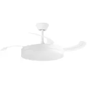 VENTILADOR TECHO BLANCO 4 ASPAS PLEGABLES 105cm 30w MOTOR DC CP-168105 ORBEGOZO