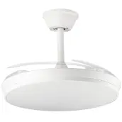 VENTILADOR TECHO BLANCO 4 ASPAS PLEGABLES 105cm 30w MOTOR DC CP-158105 ORBEGOZO