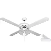 VENTILADOR TECHO BLANCO C/LUZ 132cm 60w CT-11132B ORBEGOZO
