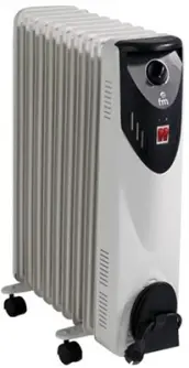 RADIADOR ACEITE 9 ELEMENTOS 2.000w BR-20 FM