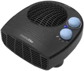 CALEFACTOR HORIZONTAL NEGRO 2.000w UNIVERSAL BLUE