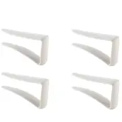 BLISTER 4 SUJETAMANTELES PLASTICO 420810 TESCOMA