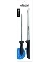 SET CUCHILLO JAMONERO 24cm NIZA CON CHAIRA 136700 ARCOS
