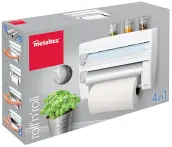PORTARROLLOS COCINA TRIPLE PLASTICO 254410000 METALTEX